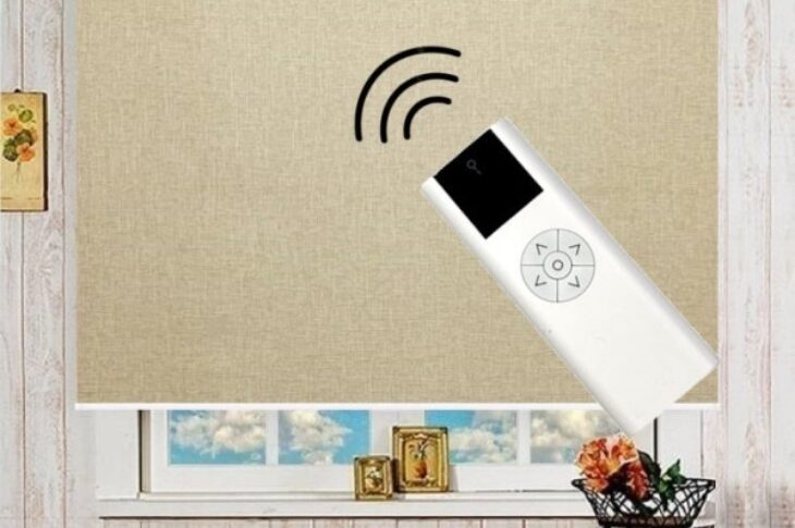 Рулонные шторы с электроприводом WiFi Лина